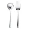 Alex Liddy Arlo Stainless Steel Salad Fork & Spoon Set Silver 2 Alex Liddy Arlo Stainless Steel Salad Fork & Spoon Set Silver -Alex Liddy Store PCP 1033622