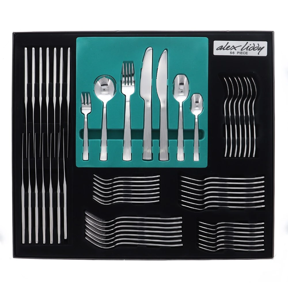Alex Liddy Drake Stainless Steel Cutlery Set 56 Piece 5 Alex Liddy Drake Stainless Steel Cutlery Set 56 Piece - Image 3