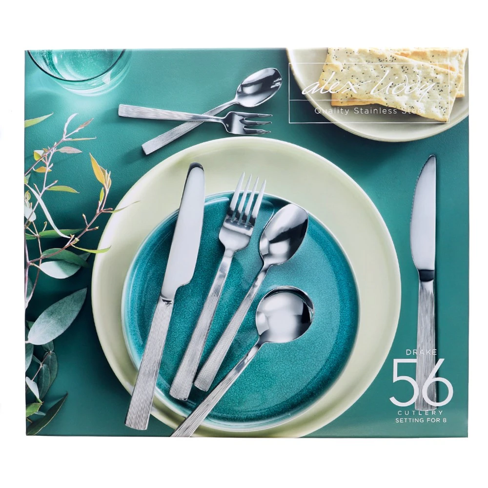 Alex Liddy Drake Stainless Steel Cutlery Set 56 Piece 6 Alex Liddy Drake Stainless Steel Cutlery Set 56 Piece - Image 4