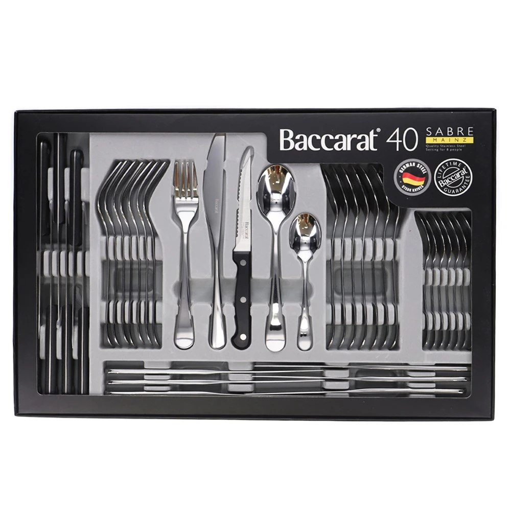 Baccarat Sabre Mainz 40 Piece Stainless Steel Cutlery Set 4 Baccarat Sabre Mainz 40 Piece Stainless Steel Cutlery Set - Image 2