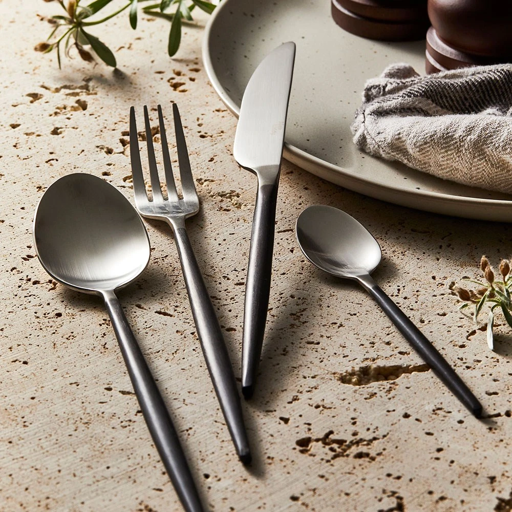 Alex Liddy Share 16 Piece Cutlery Set Black 4 Alex Liddy Share 16 Piece Cutlery Set Black - Image 2