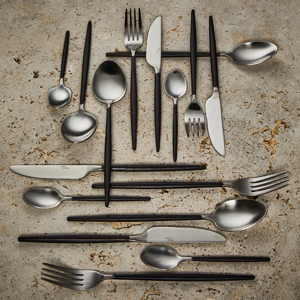 Alex Liddy Share 16 Piece Cutlery Set Black 6 Alex Liddy Share 16 Piece Cutlery Set Black - Image 4