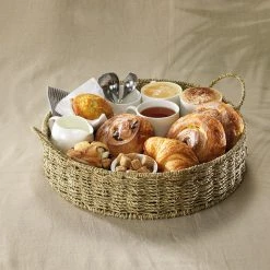 Alex Liddy Seagrass Round Serving Tray 40cm 9 Alex Liddy Seagrass Round Serving Tray 40cm -Alex Liddy Store PCP 1038164 3