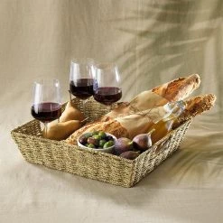 Alex Liddy Seagrass Rectangular Serving Tray 40cm 9 Alex Liddy Seagrass Rectangular Serving Tray 40cm -Alex Liddy Store PCP 1038165 3