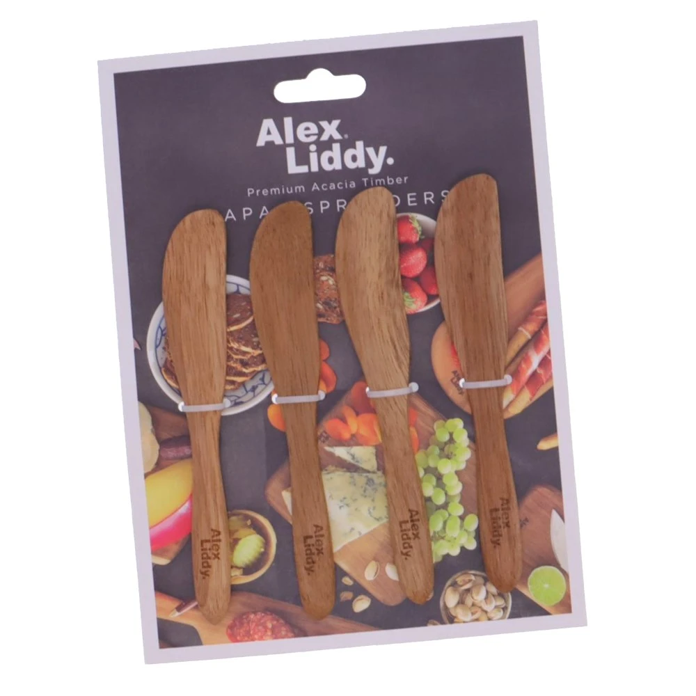Alex Liddy Acacia Tapas Spreaders Set Of 4 4 Alex Liddy Acacia Tapas Spreaders Set Of 4 - Image 2
