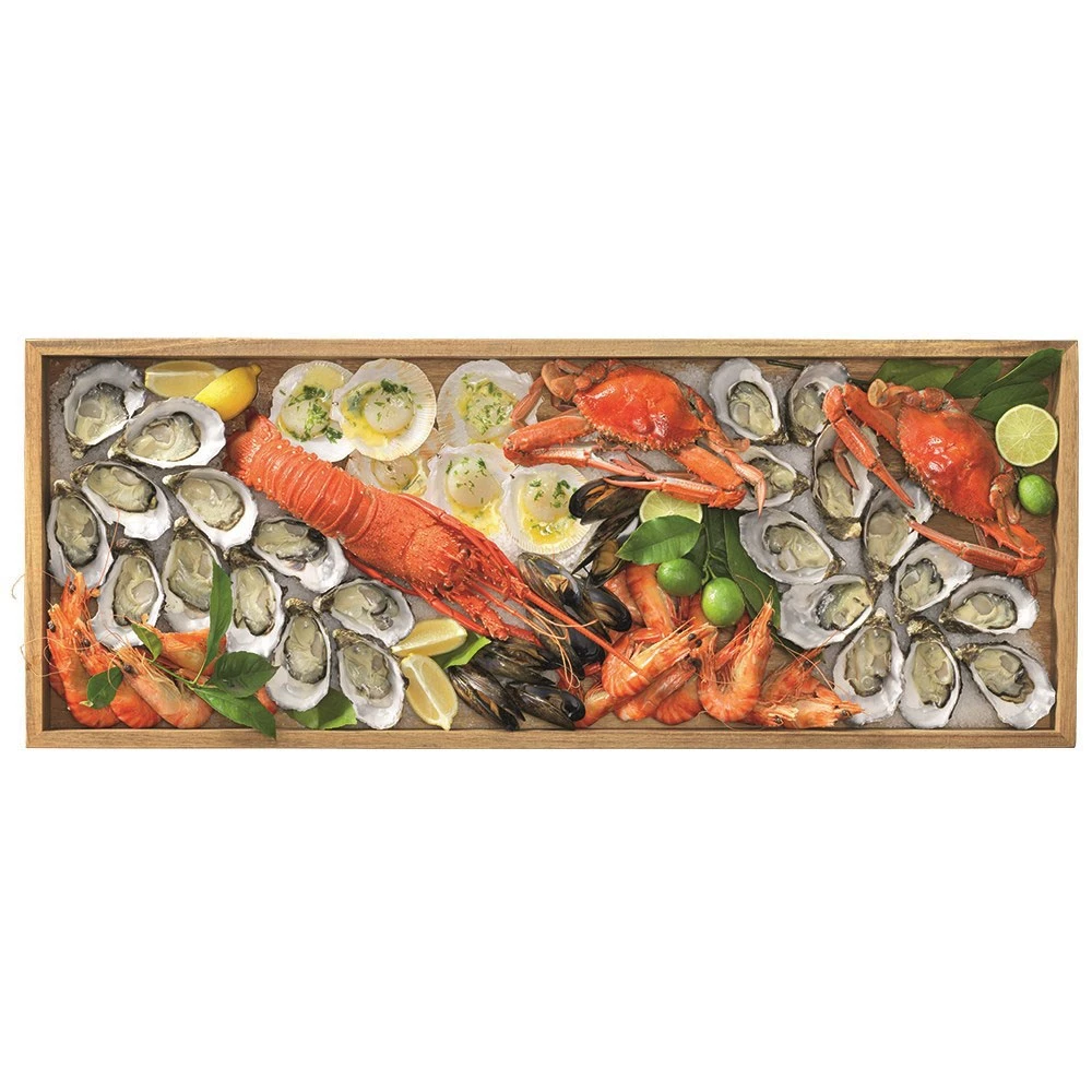Alex Liddy Acacia Rectangular Serving Tray 90 X 35cm 6 Alex Liddy Acacia Rectangular Serving Tray 90 X 35cm - Image 4