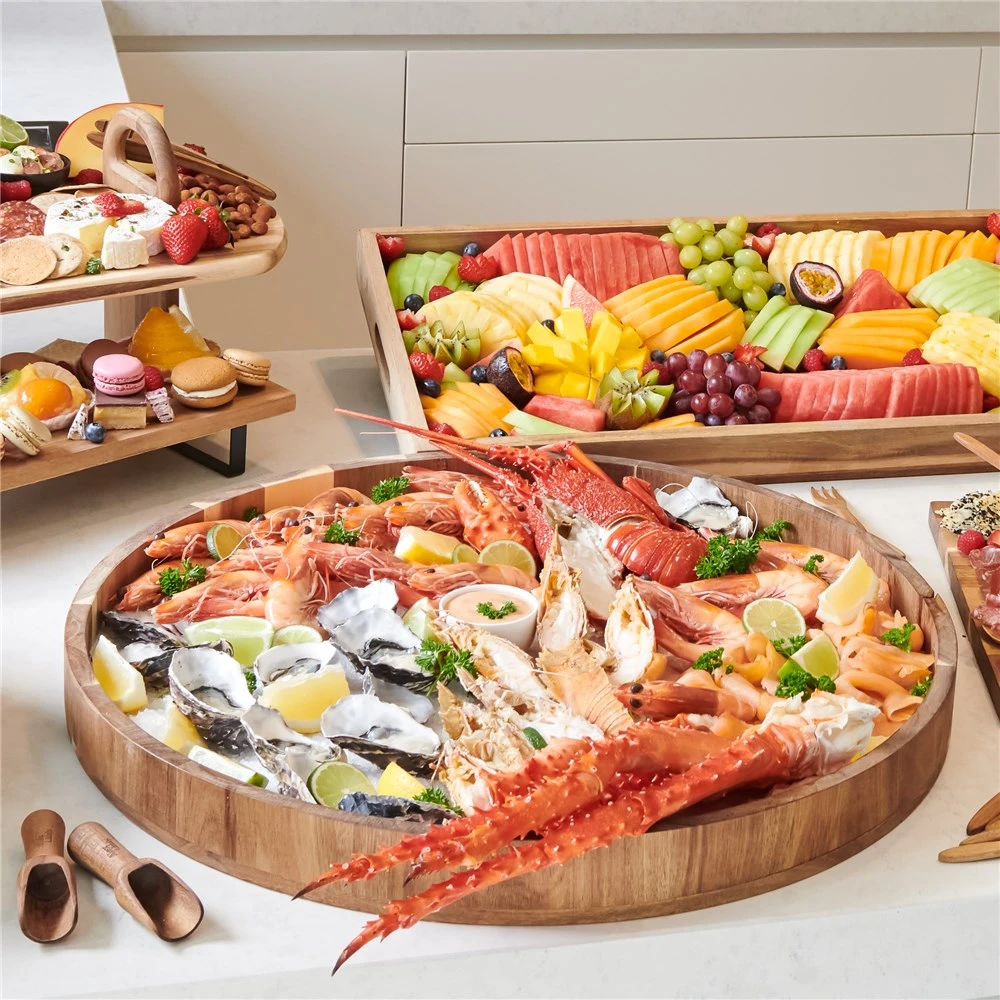 Alex Liddy Acacia Serving Tray 60cm 7 Alex Liddy Acacia Serving Tray 60cm - Image 5