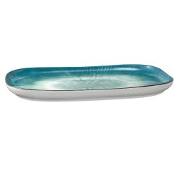 Alex Liddy Jade Rectangle Platter 33cm Teal