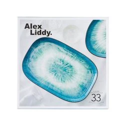 Alex Liddy Jade Rectangle Platter 33cm Teal -Alex Liddy Store PCP 1039256 5