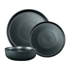 Alex Liddy Haywood 12 Piece Dinner Set Slate