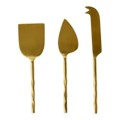 Alex Liddy Store 10 Alex Liddy Slate & Co Cheese Knives Set Of 3 Gold